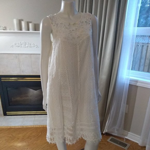 Matty M Dresses & Skirts - 3/$15 Matty M M white lace dress